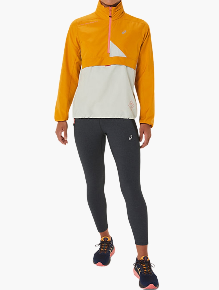 Asics fujitrail half zip running hoodie deals